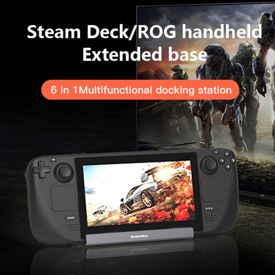 Blueendless DS601 6-in-1 Docking Station for Steam Deck &amp; ROG Ally