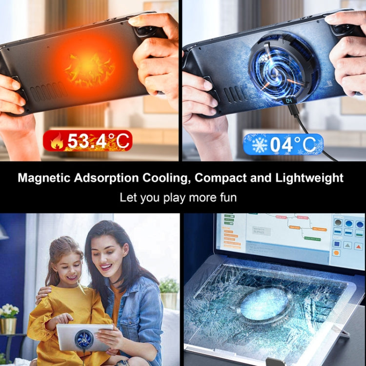 Load image into Gallery viewer, For Steam Deck / Steam Deck OLED DEVASO Game Console Digital Display Metal Semiconductor Heat Sink
