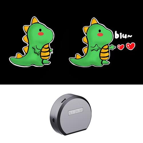 Load image into Gallery viewer, F6 Universal Electric Induction Projection Welcome Light for Scooter / Bike / Electric Car (Love Dinosaur)
