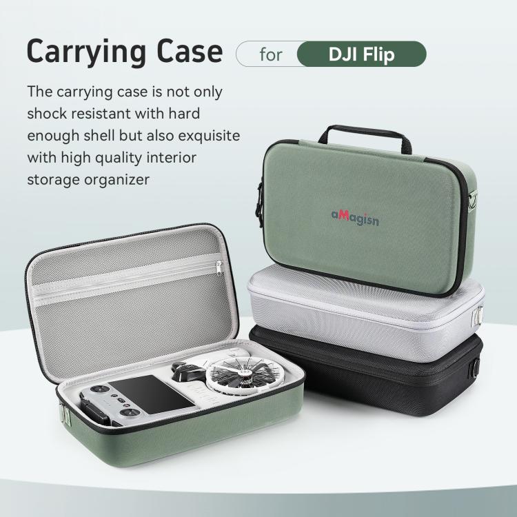 Chargez l&#39;image dans la visionneuse de la galerie, DJI Flip Drone aMagisn Storage Case Shoulder Bag Compatible with RC 2 or RC-N3 Remote Controller
