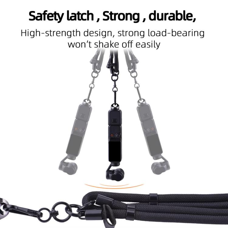 Chargez l&#39;image dans la visionneuse de la galerie, BRDRC Sport Camera Lanyard With 1/4 inch Screw Anti-Lost Crossbody Rope Accessory
