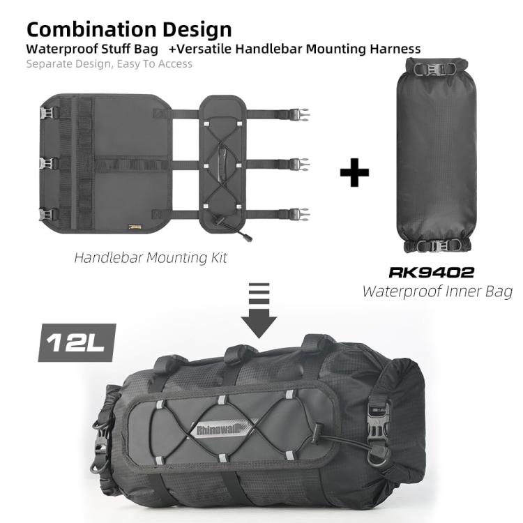 Chargez l&#39;image dans la visionneuse de la galerie, Rhinowalk RK9300 Large-Capacity Waterproof Outdoor Cycling Front Bag
