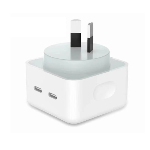 Apple 35W Dual C Port Fast PD Type-C USB-C Port Wall Charger Traveller Power Adapter - (AU Plug) - Polar Tech Australia