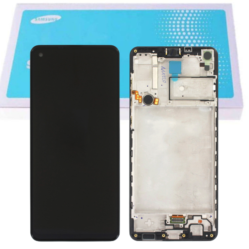 [SAMSUNG SERVICE PACK] Samsung Galaxy A21s (SM-A217) LCD Touch Digitizer Screen Assembly With Frame - Polar Tech Australia