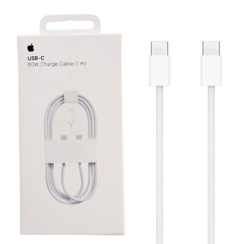 [60W][1M] Apple Nylon Braid Heavy Duty Apple iPhone 15 16 MacBook Type-C USB C to C PD Fast Charging Data Sync USB Cable