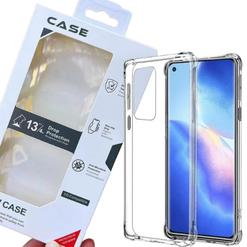 OPPO A38 & A18 - Transparent Airpillow Air Cushion Shock proof Clear Case - Polar Tech Australia