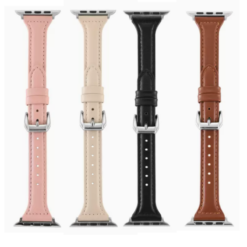 Chargez l&#39;image dans la visionneuse de la galerie, Apple Watch 1/2/3/4/5/SE/6/7/8/9/SE Leather Watch Band Strap - Polar Tech Australia
