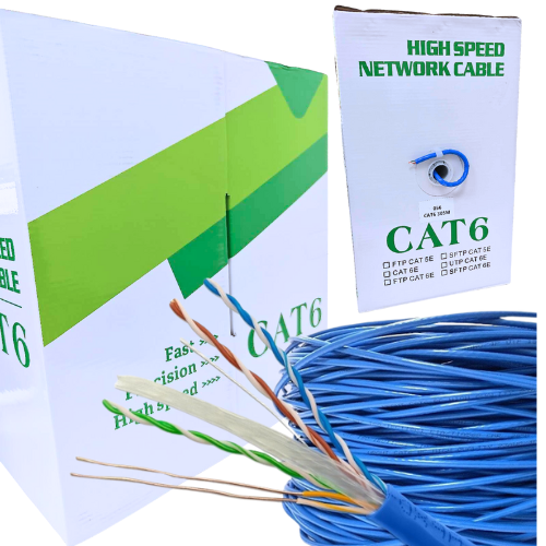 Cargue la imagen en el visor de la galería, Cat6 305M 1000ft UTP Ethernet LAN Network Wire CCTV Internet Cable - Polar Tech Australia
