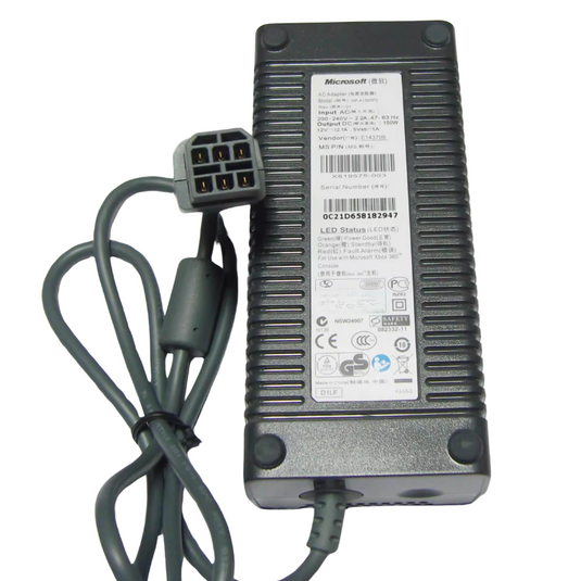 Microsoft Xbox 360 Power Supply Charger Adapter