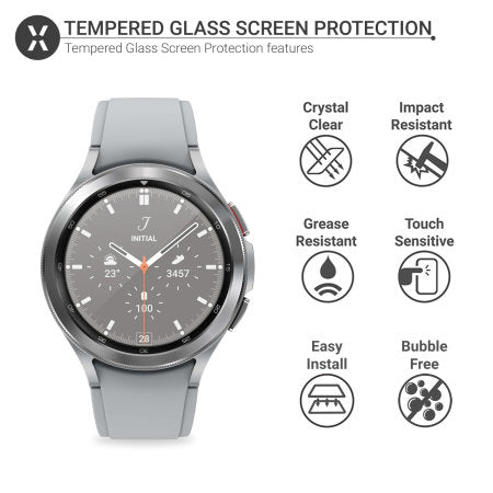 Samsung Galaxy Watch S6 - 9H Tempered Glass Screen Protector - Polar Tech Australia