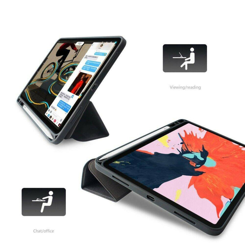 Load image into Gallery viewer, Apple iPad 7th(2019)/iPad 8th(2020)/iPad 9th(2021) 10.2&quot; &amp; Air 3 &amp; Pro 2 10.5“ Mutural Smart Stand PU Leather Business Style Case - Polar Tech Australia
