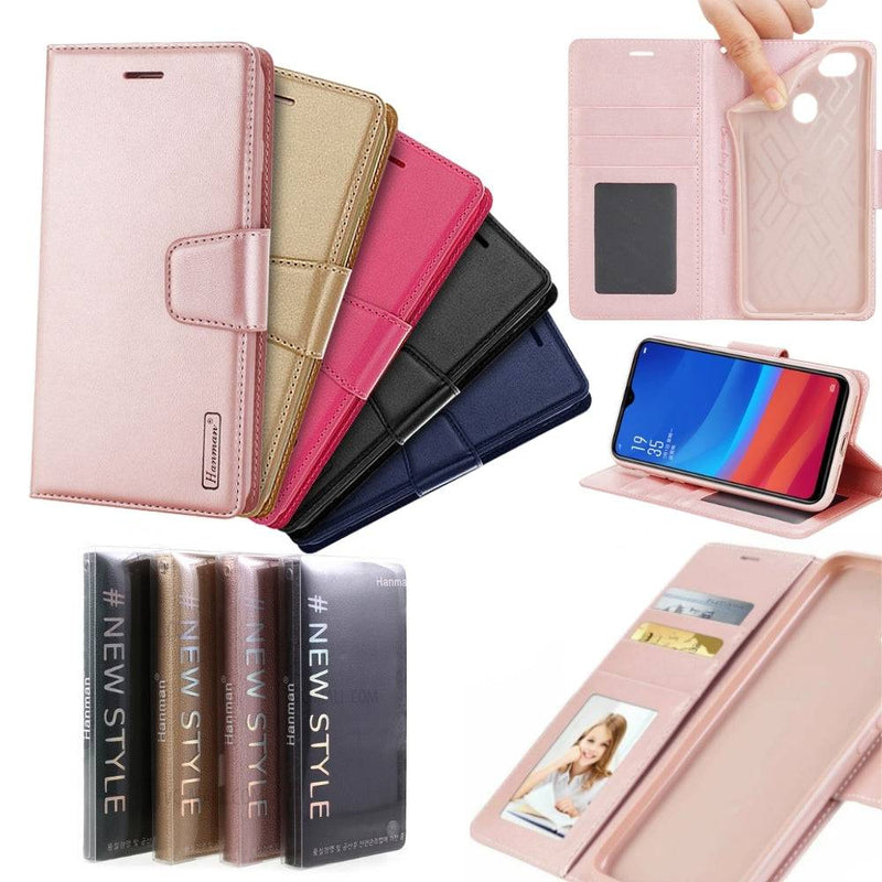 Cargue la imagen en el visor de la galería, Apple iPhone 15/15 Plus/15 Pro/15 Pro Max Hanman Mill Premium Quality Flip Wallet Leather Case - Polar Tech Australia
