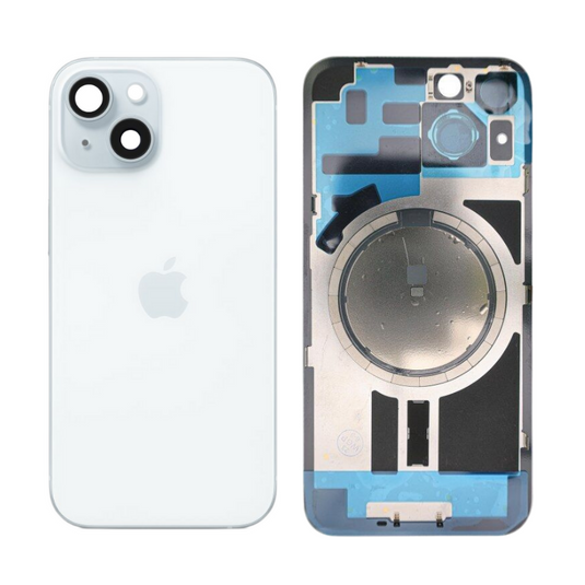 [Assembly] Apple iPhone 15 - Back Rear Glass With Camera Lens & With Camera Lens & Magsafe Magnet Ring - Polar Tech Australia