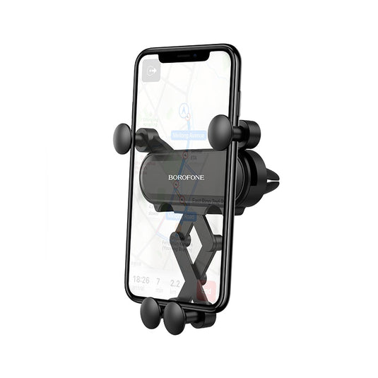 [BH19] BOROFONE Universal Mini Lightweight Aircon Vent Flow Gravity Phone Holder - Polar Tech Australia