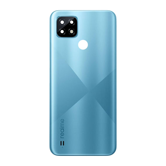 [With Camera Lens] Realme C21 (RMX3201) - Back Rear Battery Cover Panel - Polar Tech Australia