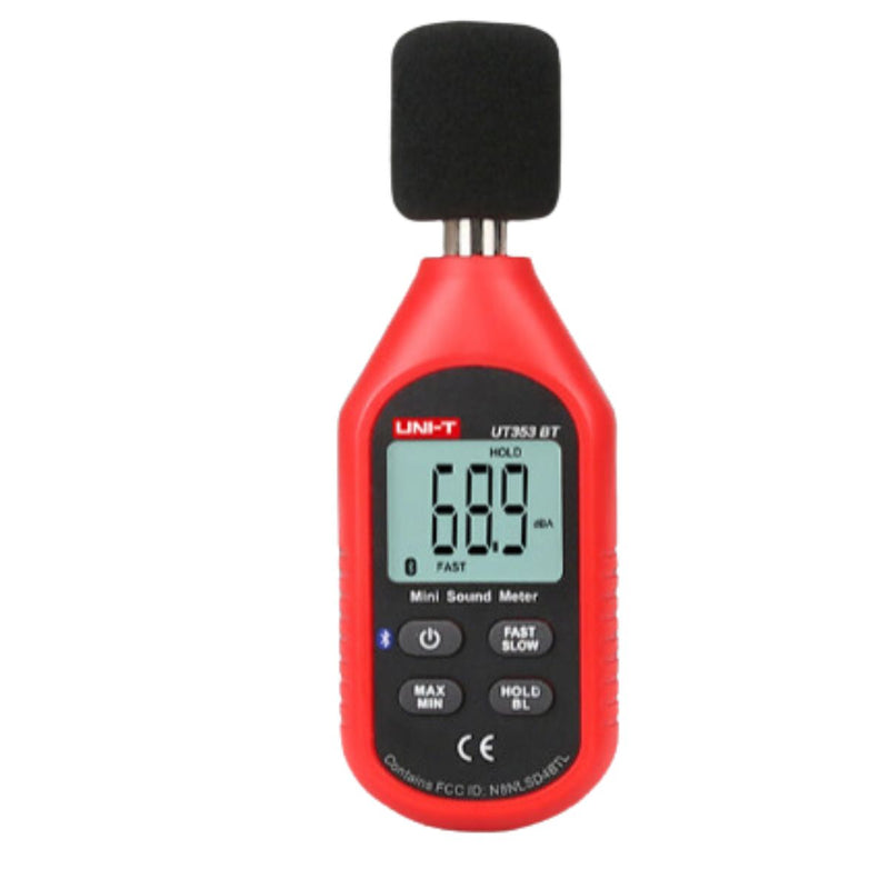 Load image into Gallery viewer, [UT353BT] UNI-T Noise Measuring Instrument db Meter 30~130dB Mini Audio Sound Level Meter Decibel Monitor
