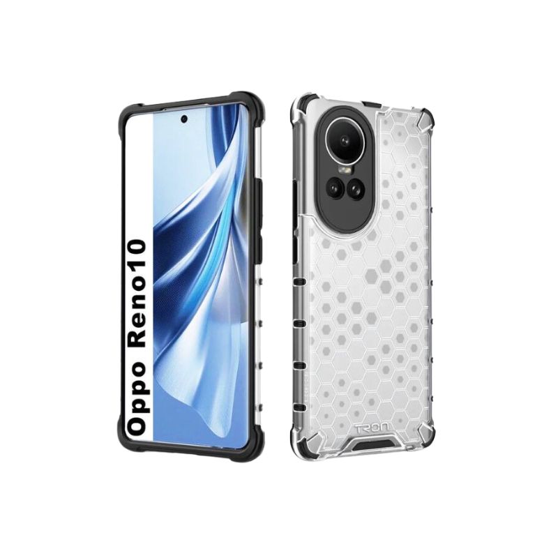 Load image into Gallery viewer, OPPO Reno10 (CPH2531) - Honeycomb Transparent Shockproof Protection Case - Polar Tech Australia
