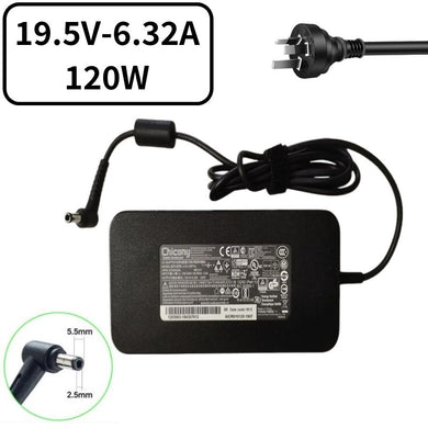 [19V-6.32A/120W][5.5x2.5] Gigabyte P15F Laptop AC Power Supply Adapter Charger - Polar Tech Australia