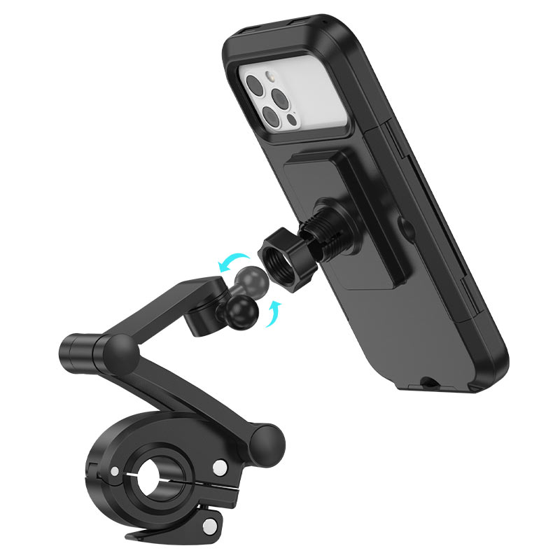 Cargue la imagen en el visor de la galería, [CA101] HOCO Universal Bicycle &amp; Motorcycle Waterproof Mobile Phone Holder - Polar Tech Australia
