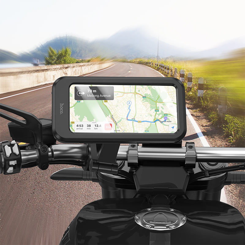 Cargue la imagen en el visor de la galería, [CA101] HOCO Universal Bicycle &amp; Motorcycle Waterproof Mobile Phone Holder - Polar Tech Australia
