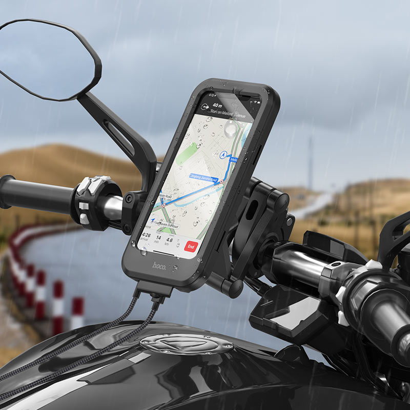 Cargue la imagen en el visor de la galería, [CA101] HOCO Universal Bicycle &amp; Motorcycle Waterproof Mobile Phone Holder - Polar Tech Australia
