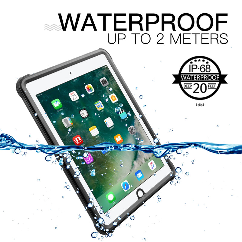 Chargez l&#39;image dans la visionneuse de la galerie, Apple iPad 5th 2017 &amp; 6th 2018 9.7&quot; Shellbox Waterproof Heavy Duty Lifeproof Style Case - Polar Tech Australia
