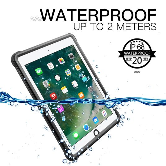 Apple iPad 5th 2017 & 6th 2018 9.7" Shellbox Waterproof Heavy Duty Lifeproof Style Case - Polar Tech Australia