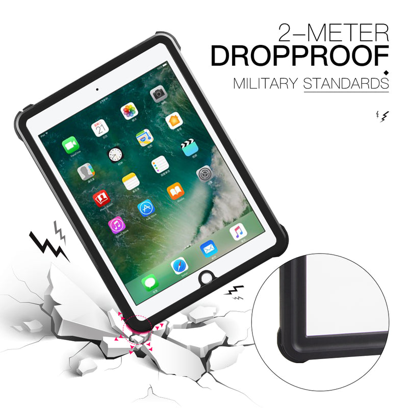 Chargez l&#39;image dans la visionneuse de la galerie, Apple iPad 5th 2017 &amp; 6th 2018 9.7&quot; Shellbox Waterproof Heavy Duty Lifeproof Style Case - Polar Tech Australia
