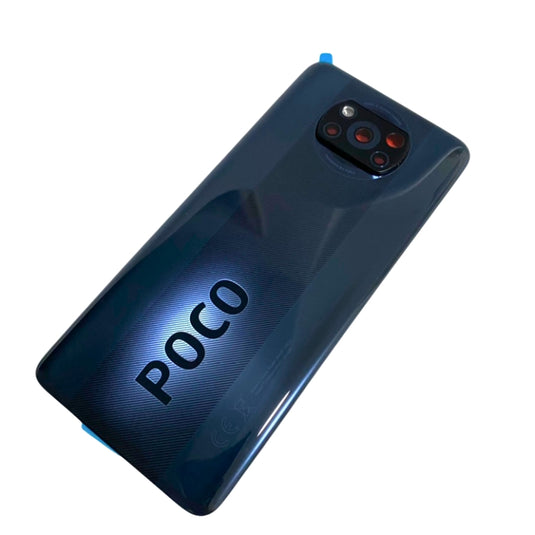 [With Camera Lens] XIAOMI Poco X3/X3 NFC - Back Rear Battery Glass Panel Cover