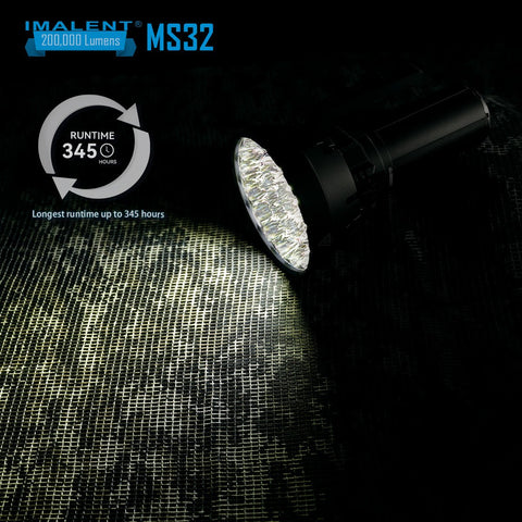 Cargue la imagen en el visor de la galería, [MS32] IMALENT Brightest Powerful Flashlight 200,000 Lumens, 1618 Meter Throw
