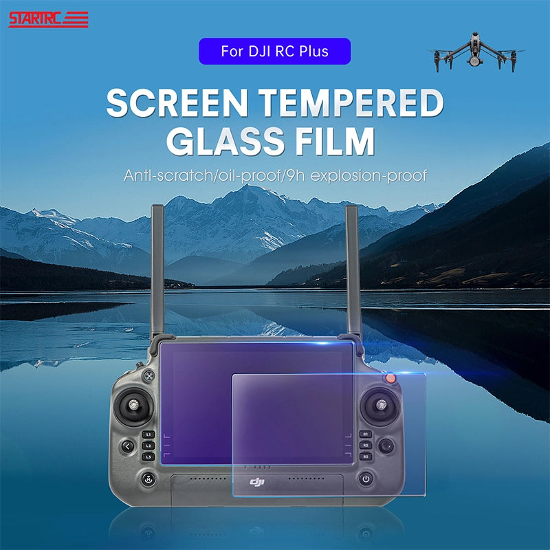 Chargez l&#39;image dans la visionneuse de la galerie, [2 PCS] DJI RC Plus Eye-Protection Tempered Glass Film
