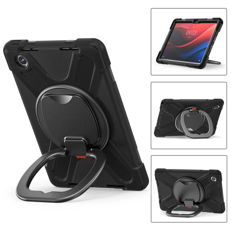 Cargue la imagen en el visor de la galería, Lenovo Tab M11 (TB-330 &amp; 331)  360 Rotation Ring Holder Heavy Duty Kid Friendly Handle Case - Polar Tech Australia
