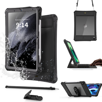 Apple iPad Air 6 Gen 11'' (2024) Shellbox Waterproof Heavy Duty Lifeproof Style Case - Polar Tech Australia