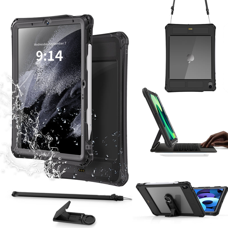 Chargez l&#39;image dans la visionneuse de la galerie, Apple iPad Air 6 Gen 11&#39;&#39; (2024) Shellbox Waterproof Heavy Duty Lifeproof Style Case - Polar Tech Australia
