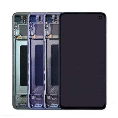 [USED with Scratch][ORI][With Frame] Samsung Galaxy S10e (SM-G970) LCD Touch Digitizer Screen Assembly - Polar Tech Australia