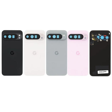 [With Camera Lens] Google Pixel 9 Pro (GR83Y, GEC77, GWVK6) - Back Rear Glass Panel Battery Cover