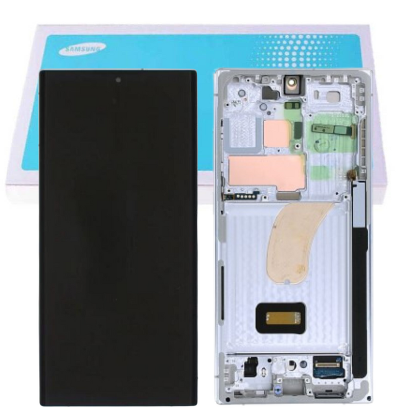 Cargue la imagen en el visor de la galería, [Samsung Service Pack] Samsung Galaxy S23 Ultra (SM-S918) LCD Touch Digitizer Screen Assembly With Frame - Polar Tech Australia
