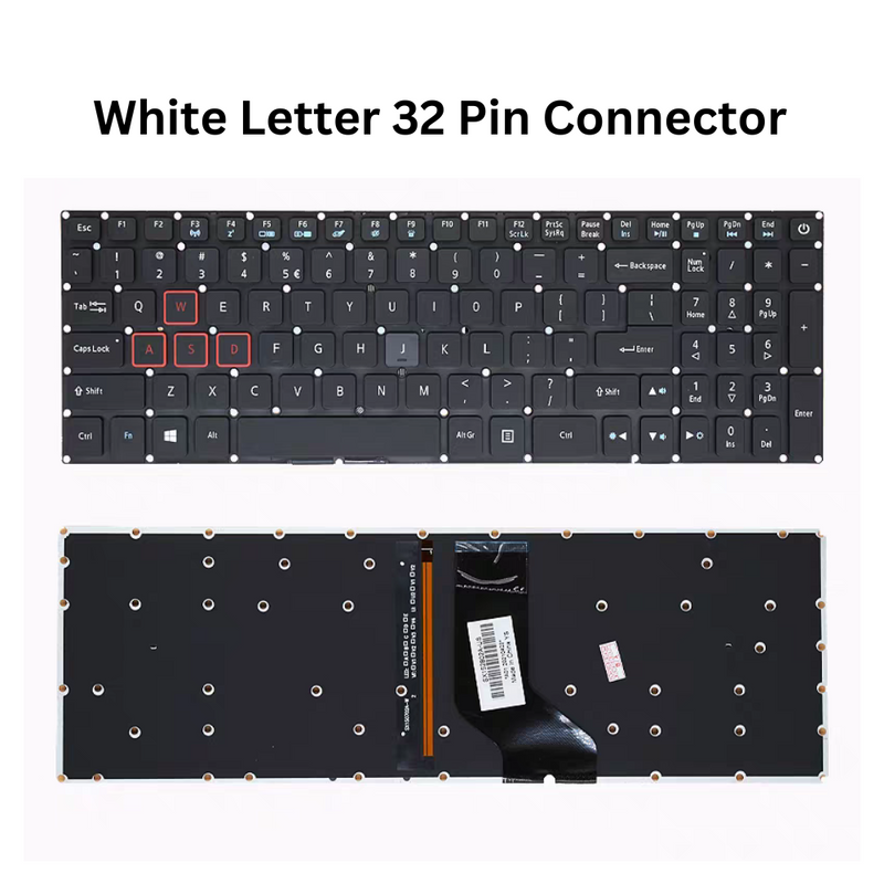 Chargez l&#39;image dans la visionneuse de la galerie, Acer Nitro 5 AN515-42 AN515-52 N17C1 Replacement Keyboard US Layout - Polar Tech Australia
