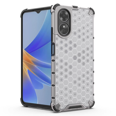 OPPO A98 (CPH2529) - Honeycomb Transparent Shockproof Protection Case - Polar Tech Australia