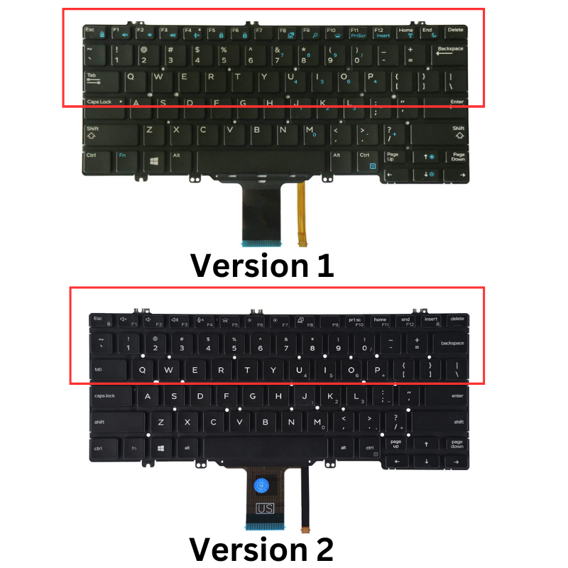 Chargez l&#39;image dans la visionneuse de la galerie, Dell Latitude 7280 7290 7380 7389 7390 5290 5289 5288 5280F Keyboard Replacement With Backlit (US Layout) - Polar Tech Australia
