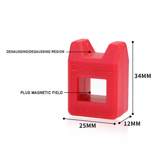 [JCQ-01] Magnetizer/Demagnetizer Cube Screwdriver Bench Bits Magnetic Degaussing - Polar Tech Australia