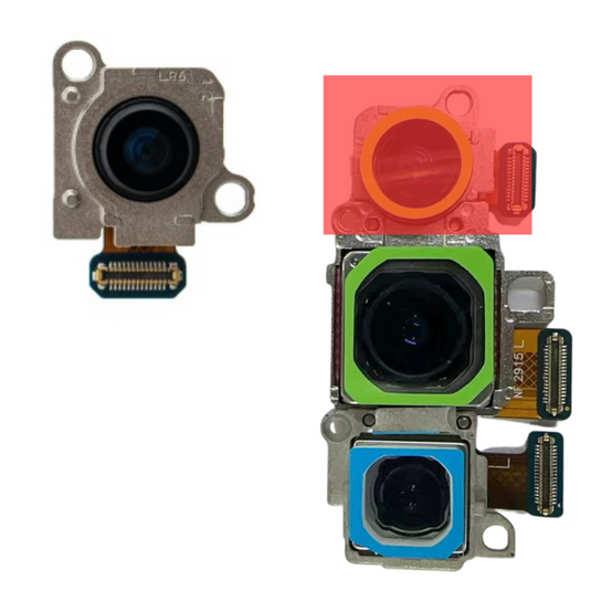 Samsung Galaxy S23 (SM-S911) & S23 Plus (SM-S916) Rear Main Camera Module Flex Set - Polar Tech Australia