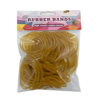 [100PCS][50MM Diameter] Size 19 Rubber Bands Yellow