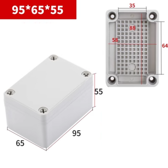 IP67 Waterproof indoor & outdoor Various Size ABS Plastic DIY Junction Box Enclosure Box - Polar Tech Australia