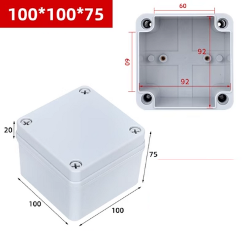 Chargez l&#39;image dans la visionneuse de la galerie, IP67 Waterproof indoor &amp; outdoor Various Size ABS Plastic DIY Junction Box Enclosure Box - Polar Tech Australia
