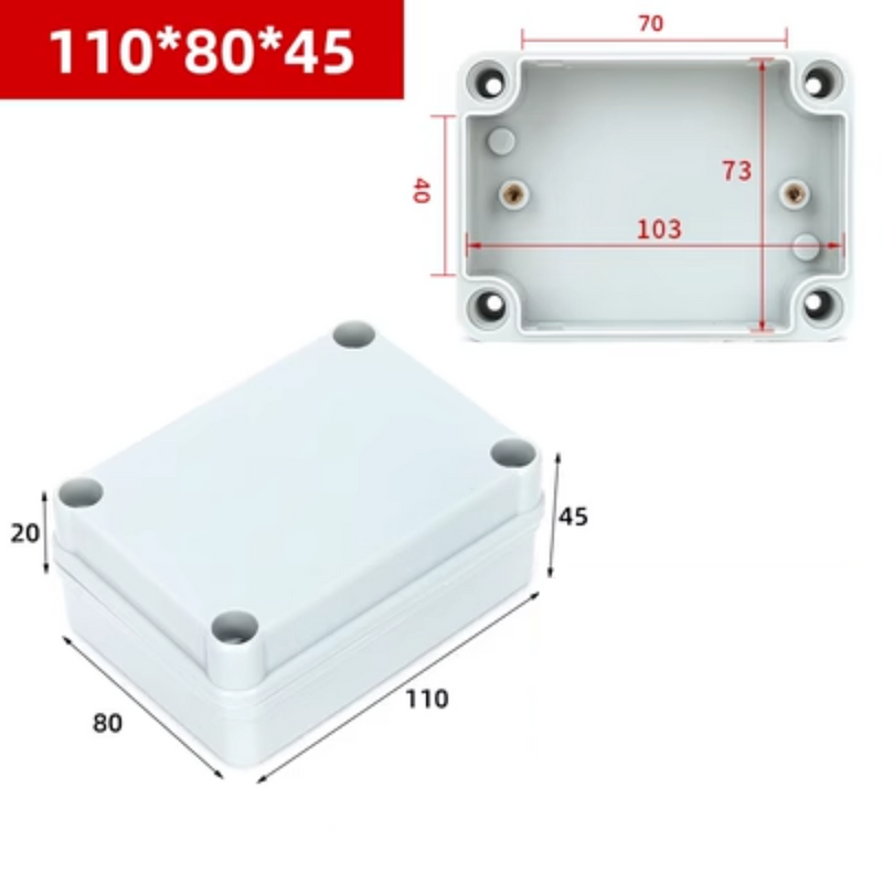 Chargez l&#39;image dans la visionneuse de la galerie, IP67 Waterproof indoor &amp; outdoor Various Size ABS Plastic DIY Junction Box Enclosure Box - Polar Tech Australia
