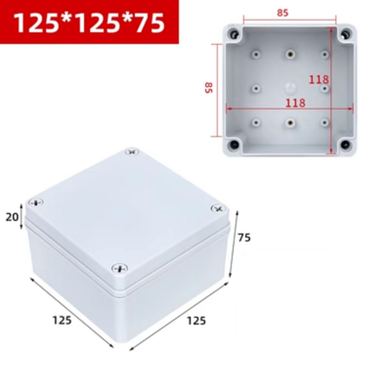 Load image into Gallery viewer, IP67 Waterproof indoor &amp; outdoor Various Size ABS Plastic DIY Junction Box Enclosure Box - Polar Tech Australia
