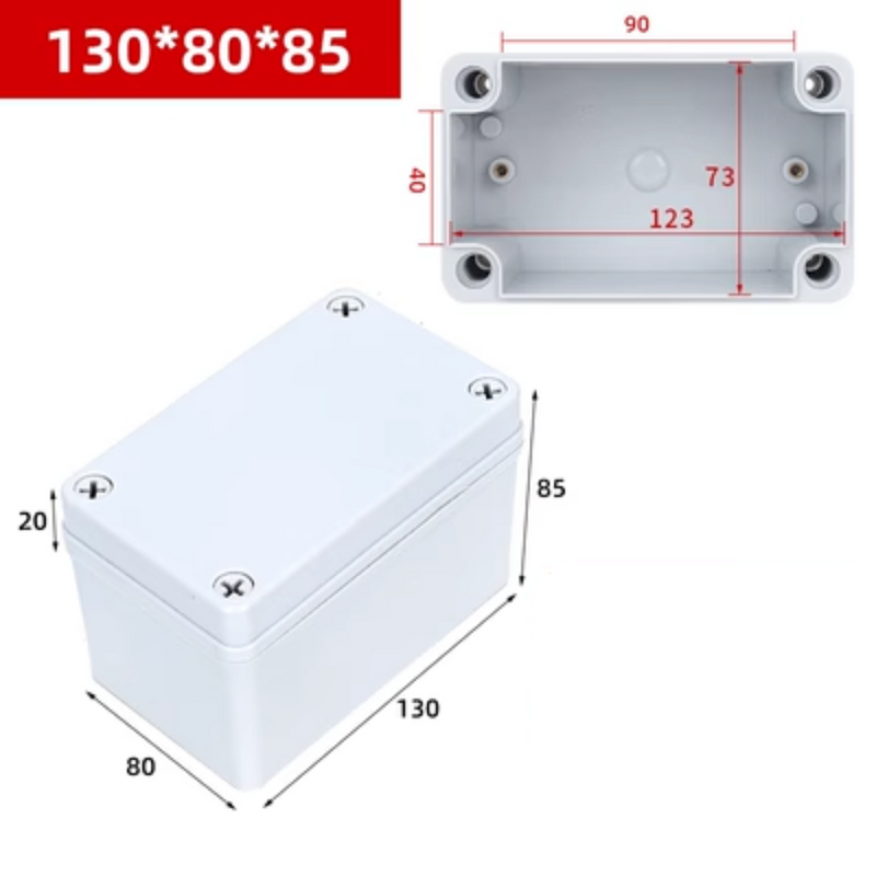 Chargez l&#39;image dans la visionneuse de la galerie, IP67 Waterproof indoor &amp; outdoor Various Size ABS Plastic DIY Junction Box Enclosure Box - Polar Tech Australia
