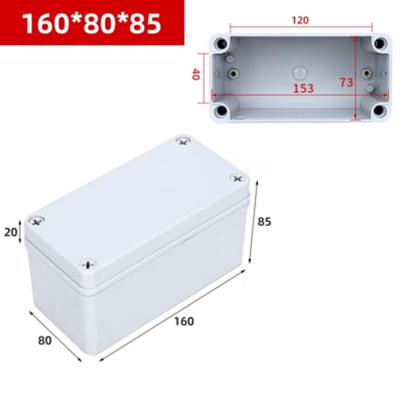 Cargue la imagen en el visor de la galería, IP67 Waterproof indoor &amp; outdoor Various Size ABS Plastic DIY Junction Box Enclosure Box - Polar Tech Australia
