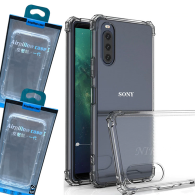 Sony Xperia 1 IV - AirPillow Cushion Clear Transparent Back Cover Case - Polar Tech Australia